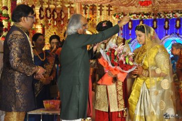 Music Director Koti Son Rajeev Wedding Reception Photos